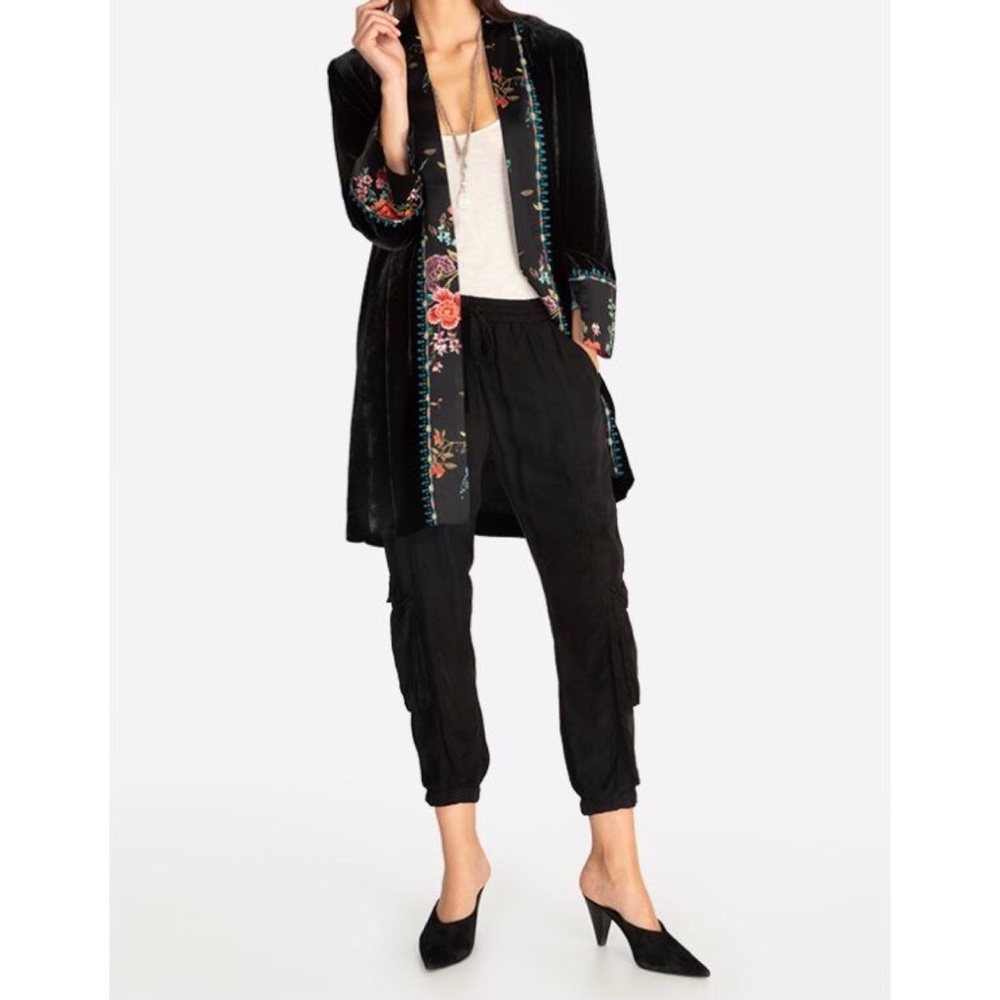 Johnny Was Print Mix Kimono Jacket